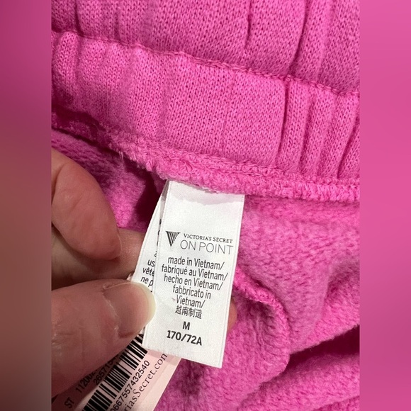 NEW NWT VS Victoria secret sweats joggers M medium pink ombré - Picture 6 of 9